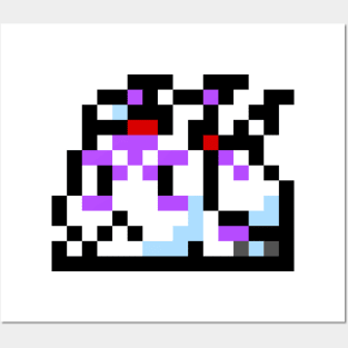 Gomamon pixel Posters and Art